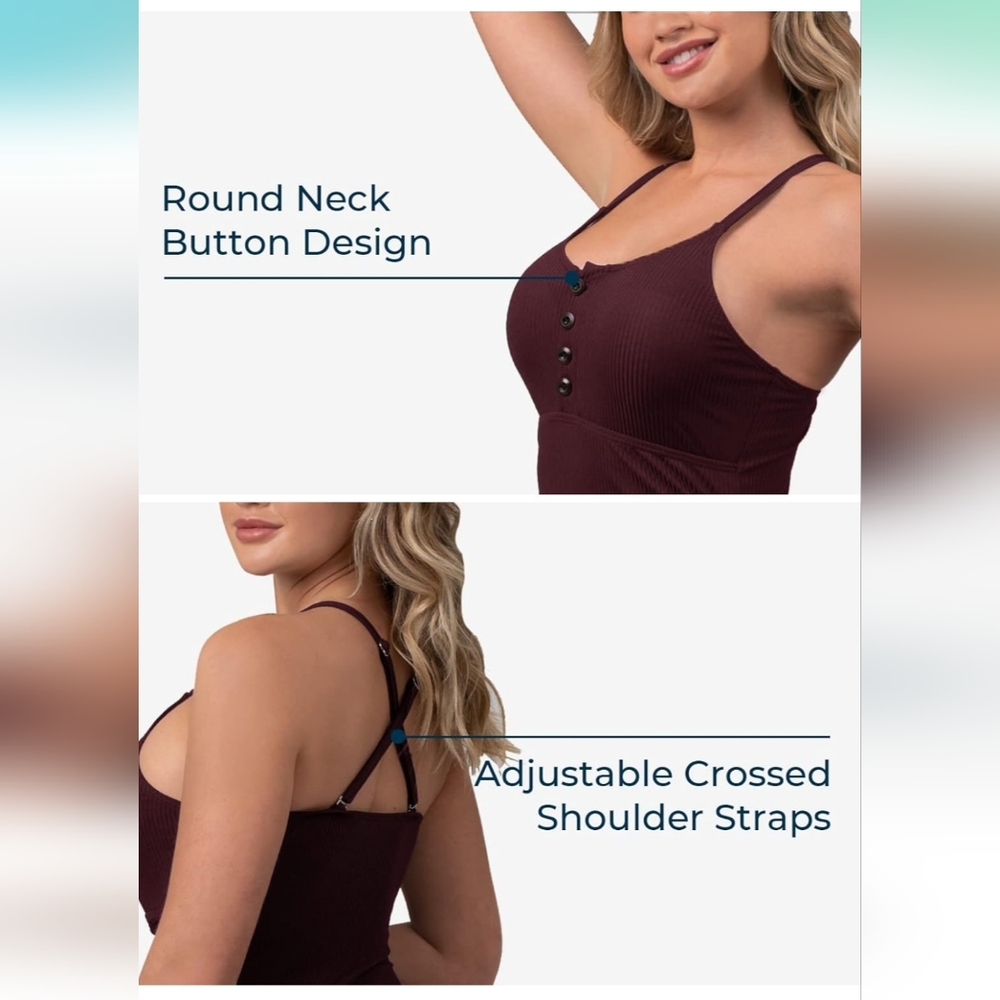 One Piece Ribbed Tummy Control Swimsuit - Picture 4 of 10